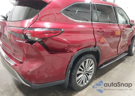 2021 Toyota Highlander Hybrid Platinum z USA, uszkodzony, nr VIN 5TDEBRCH1MS051953